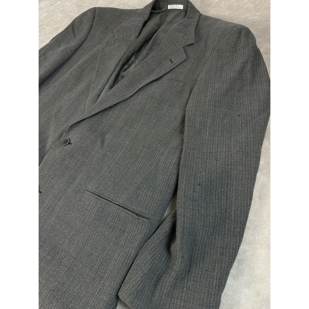 Bloomingdales Harris Tweed Blazer Unlined Mens 40L Sport Coat Wool Jacket Preppy